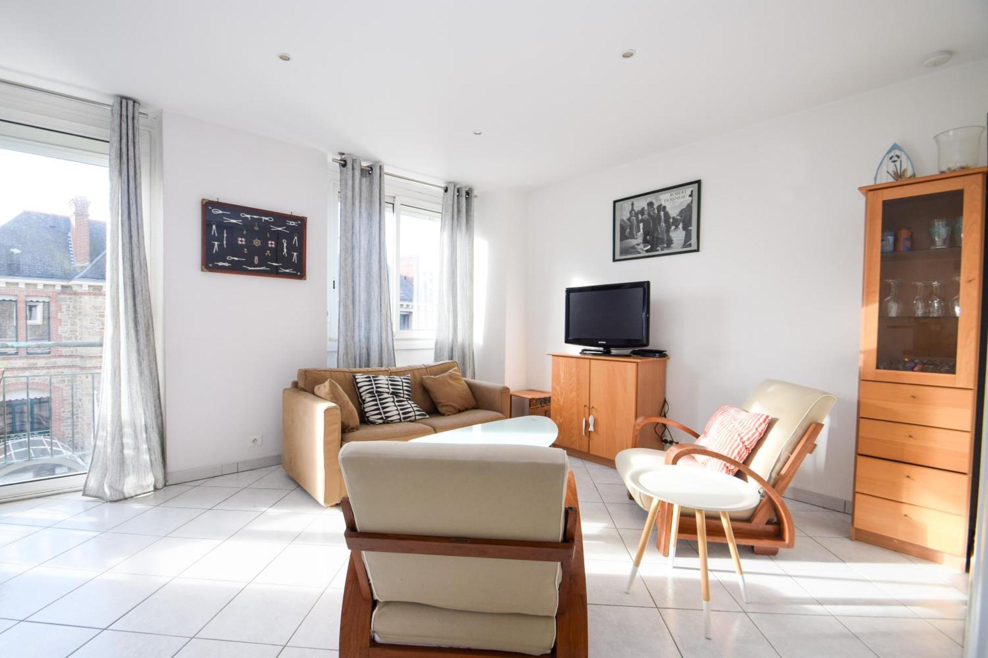 Appt 2 Pieces Confort 3 Pers Au Pied De La Plage Vacances Sans Voiture Дінар Екстер'єр фото
